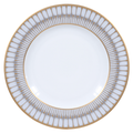 Arcades grey & gold Dinner Plate
