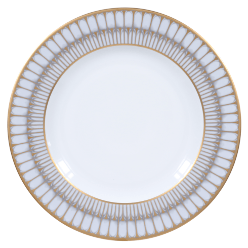 Arcades grey & gold Dinner Plate