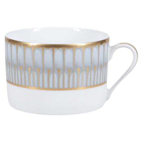 Arcades grey & gold Tea Cup