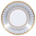 Arcades Grey & Gold Tea Saucer by Phillipe Deshoulieres