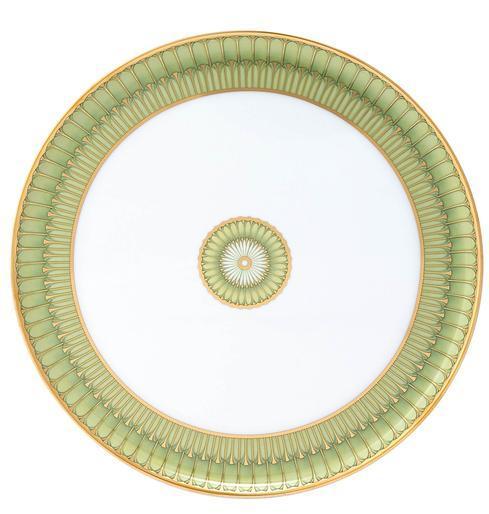 Arcades green Round Cake Platter