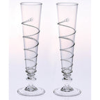 Amalia Pair of Champagne Flutes (5 oz) by Juliska