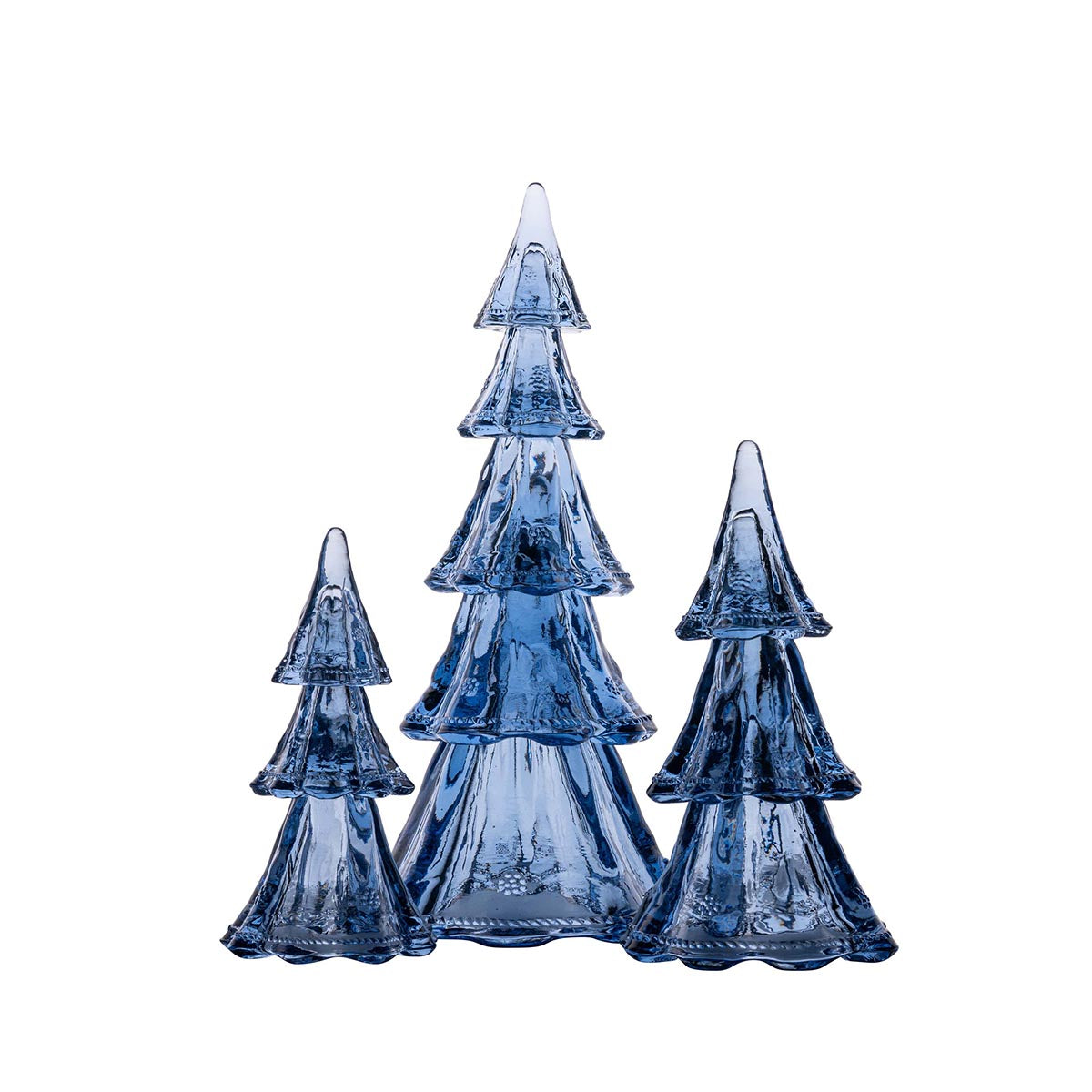 Berry & Thread 10.5" Tree Set of 3 - Blue