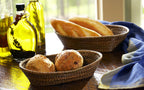 Oval Bread Basket with Scalloped Edge, Large