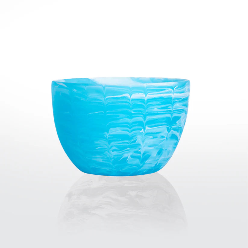 Deep Bowl Small - Aqua Swirl