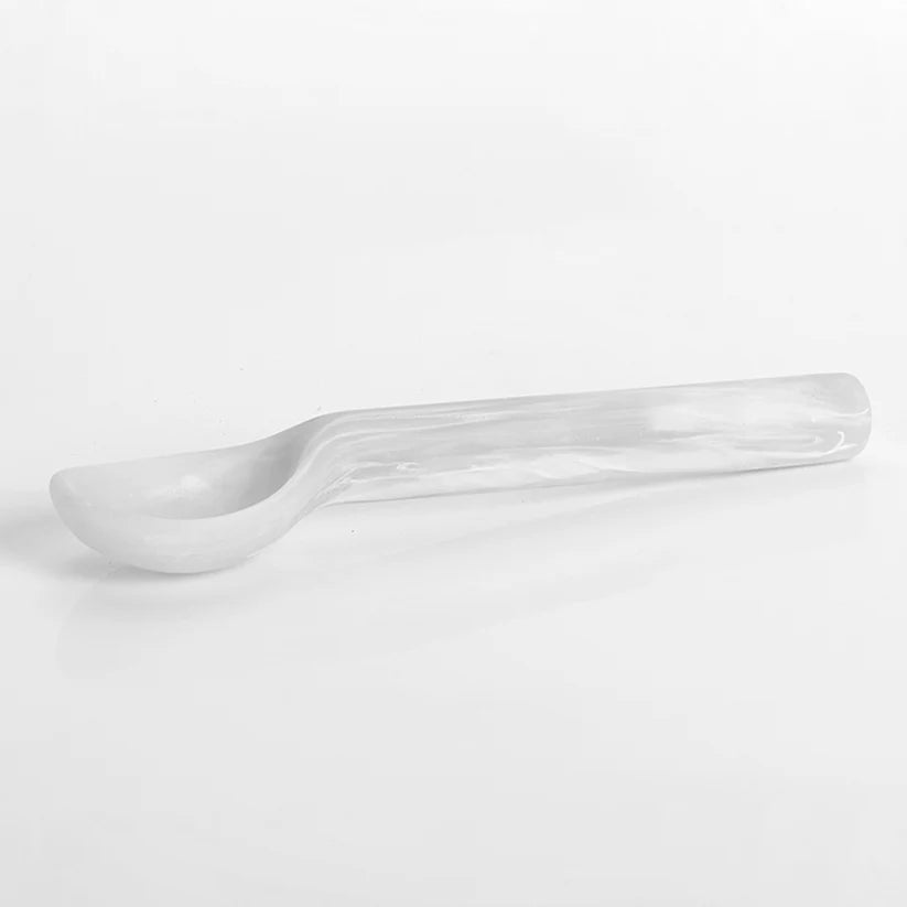 Ice Cream Scoop - White Swirl