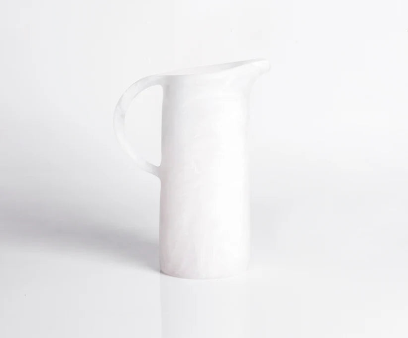 Classical Jug - White Swirl