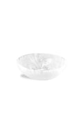 Wave Bowl Small - White Swirl