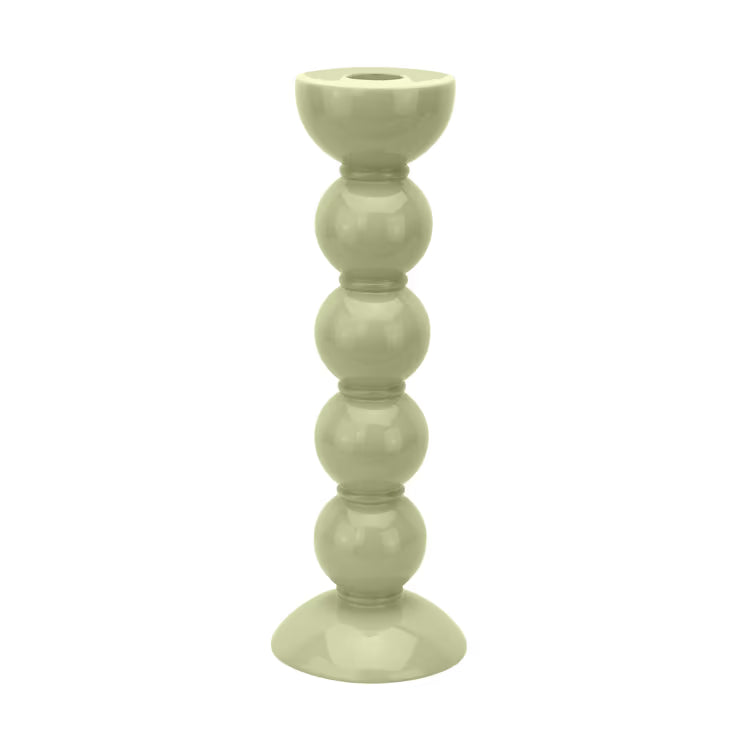 Bobbin Candlestick in Sage