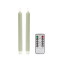 23cm LED Candle Sage