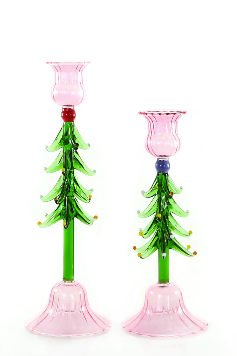 Tiered Tannenbaum Candlestick Set/2
