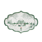 Country Estate Winter Frolic 7" Tray - Evergreen