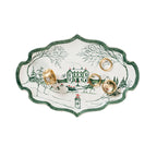 Country Estate Winter Frolic 7" Tray - Evergreen