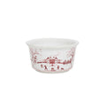 Country Estate Winter Frolic Ramekin - Ruby