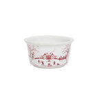 Country Estate Winter Frolic Ramekin - Ruby