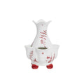 Country Estate Winter Frolic 6" Tulipiere Vase - Ruby