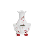 Country Estate Winter Frolic 6" Tulipiere Vase - Ruby
