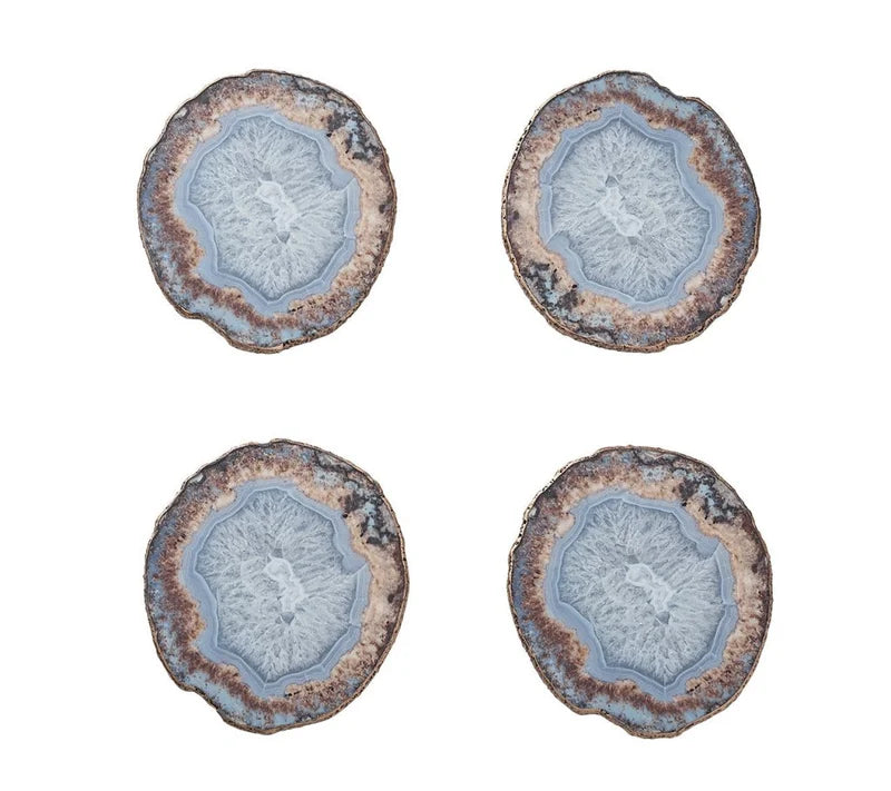 Strata Coaster Set of 4 - Beige/Taupe