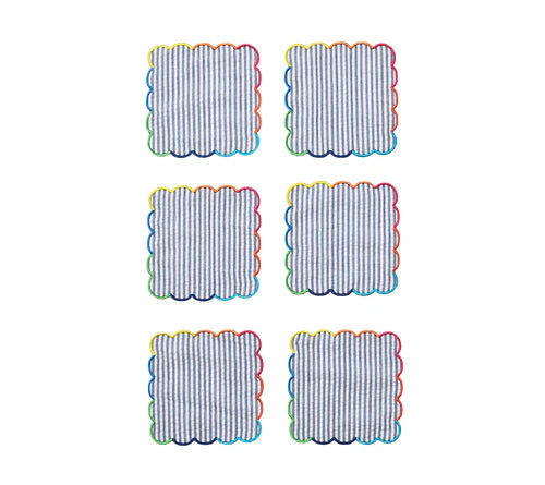 Fiesta Cocktail Napkins Set of 6