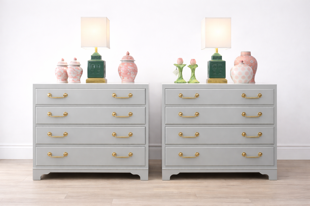 SOLD - Lacquered Chests (Pair)