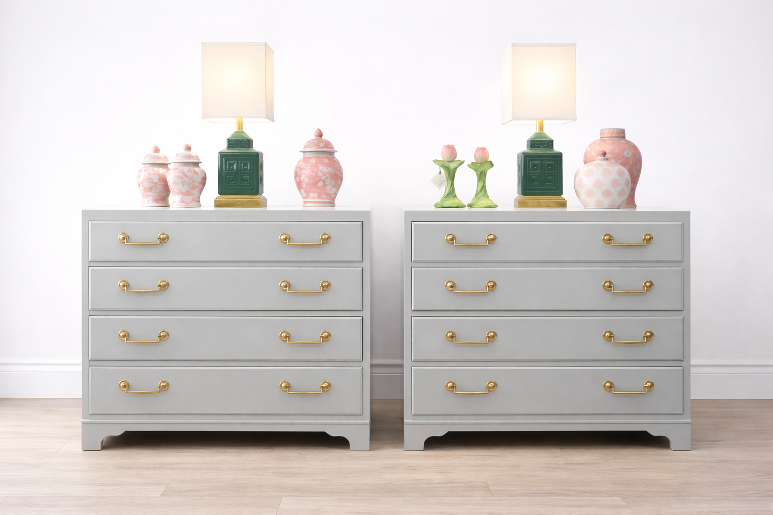 SOLD - Lacquered Chests (Pair)