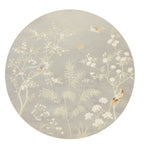 Chinoiserie Lacquered Placemat Set of 4 in Grey