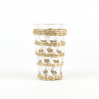 S/4 White Rattan Tumblers