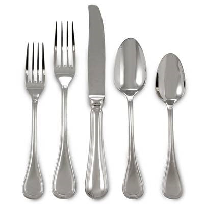 Lyrique 5pc Place Setting in Stainless Steel