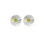 Fleur Mother of Pearl & Peridot Earrings