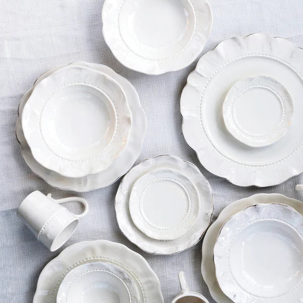Giorno White Canape Plate