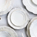 Giorno White Salad Plate