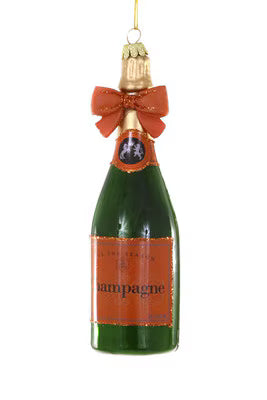 Champagne with Orange Bow