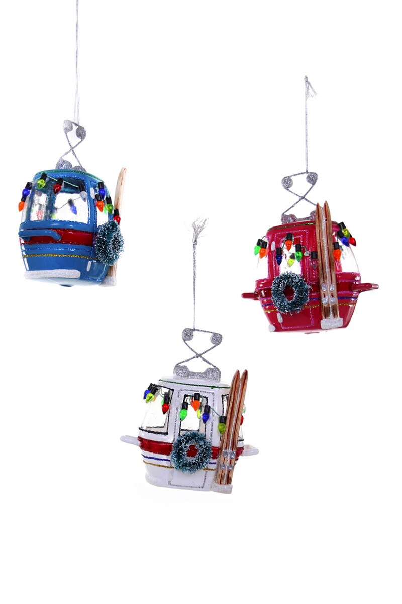 Ski Slope Gondola 3 Assorted