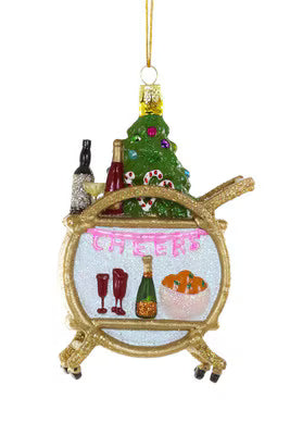 Holiday Bar Cart