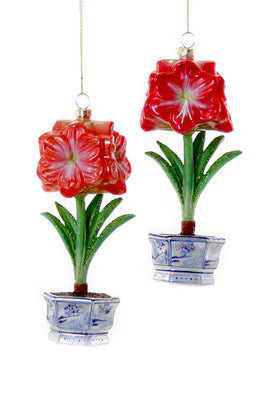 Christmas Amaryllis Ornament