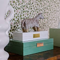 4x9 Box White & Gold
