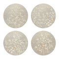 Chinoiserie Lacquered Placemat Set of 4 in Grey