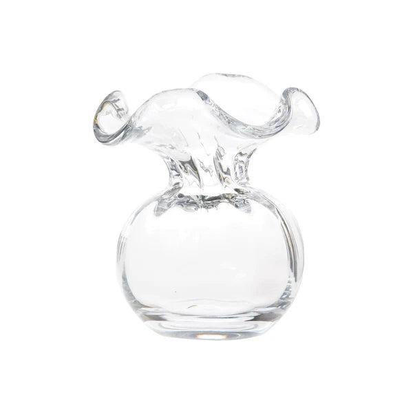 Hibiscus Bud Vase in Clear