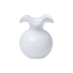 Hibiscus Bud Vase in White