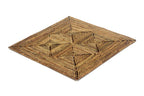 Square 14" Placemat with Diamonds Pattern, Set of 4