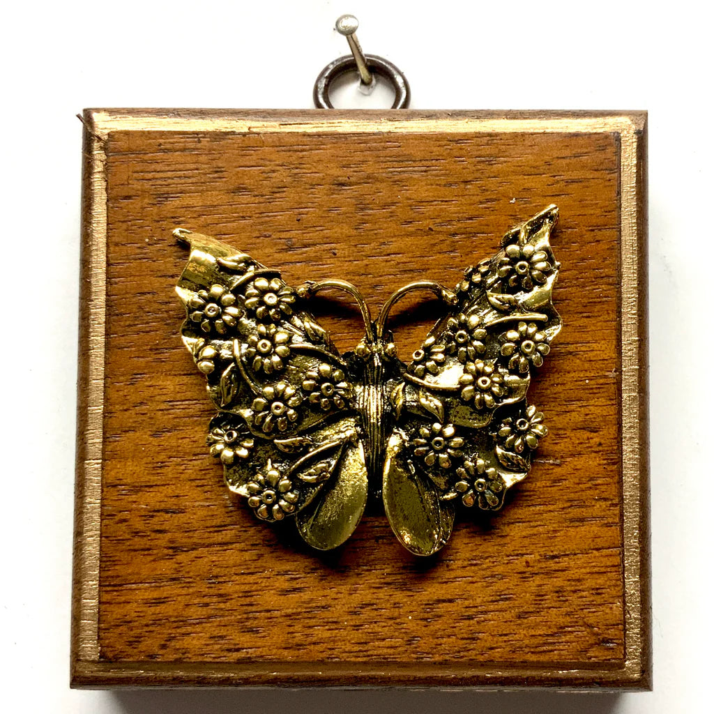 Wooden Frame with Butterfly (3.25" wide)