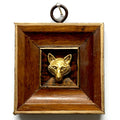Wooden Frame with Fox (3" wide)
