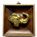 Wooden Frame with Elephant (3.75" wide)