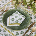 India Hicks Home Carnation Hunter Green Napkins Set of 4