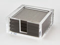 Lucite Coaster Set of 4 - Clear
