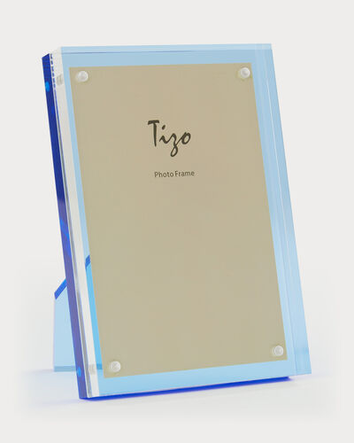 4x6 Lucite Frame - Blue Back