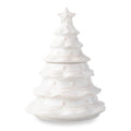 Berry & Thread Christmas Tree Cookie Jar with Lid - Whitewash