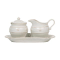 Berry & Thread  Sugar and Creamer Set/3pc - Whitewash