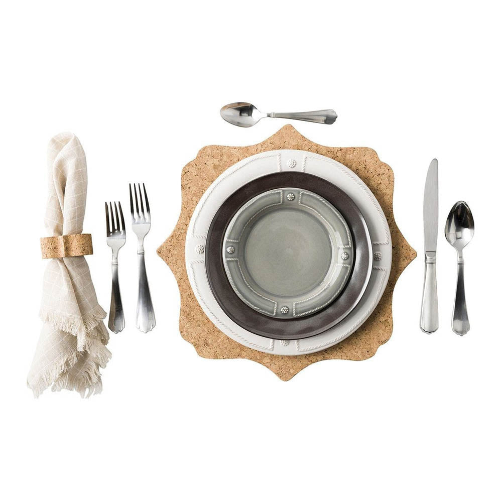 Berry & Thread French Panel White Dinner Plate by Juliska Additional Image-1