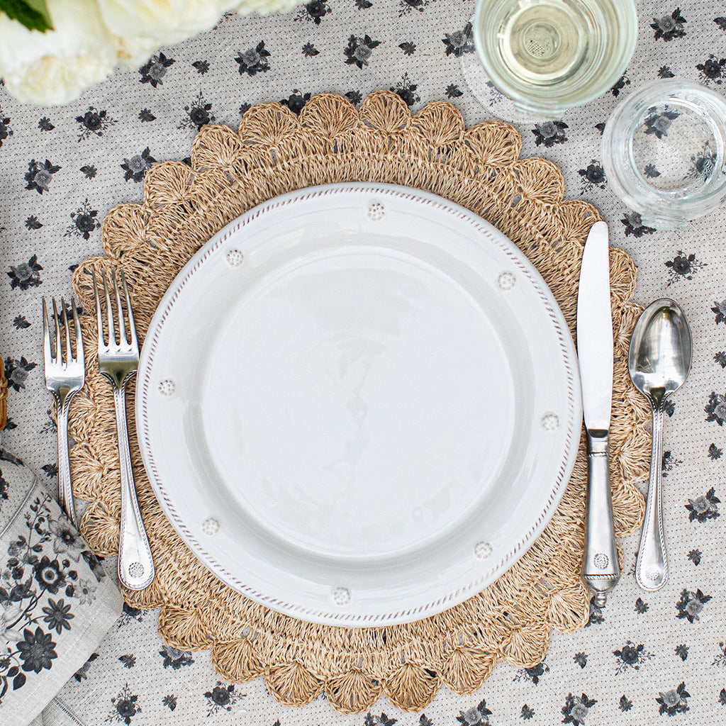 Berry & Thread  Dinner Plate - Whitewash